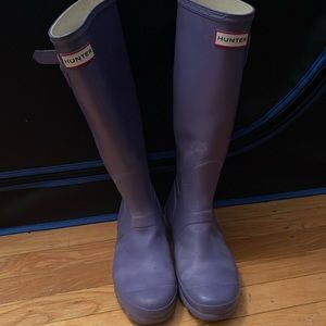 Purple Hunter Boots. Size 6M